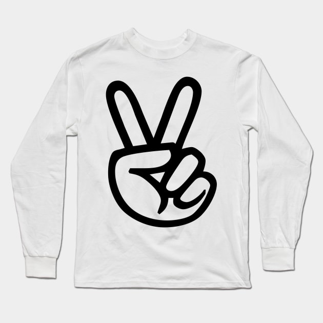 peace sign Long Sleeve T-Shirt by FromBerlinGift